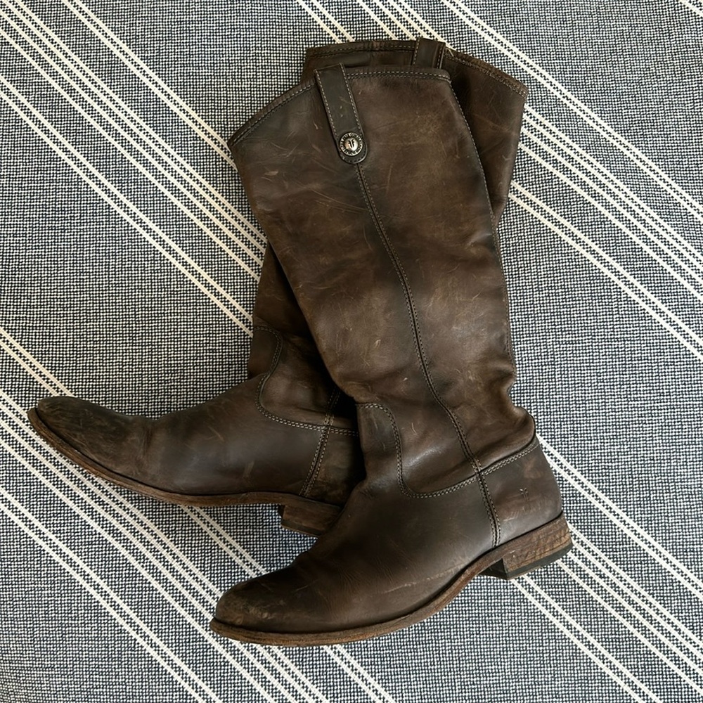 Frye Melissa Button 2 riding boots (standard calf)